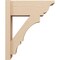 Ekena Millwork 8-in W x 20-in D x 24-in H Balboa Trad Rough Cedar Woodgrain TimberThane Outlooker, Primed Tan OUTUR080X20X24BOA04RCPR - alternate 6